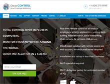 Tablet Screenshot of clevercontrol.com